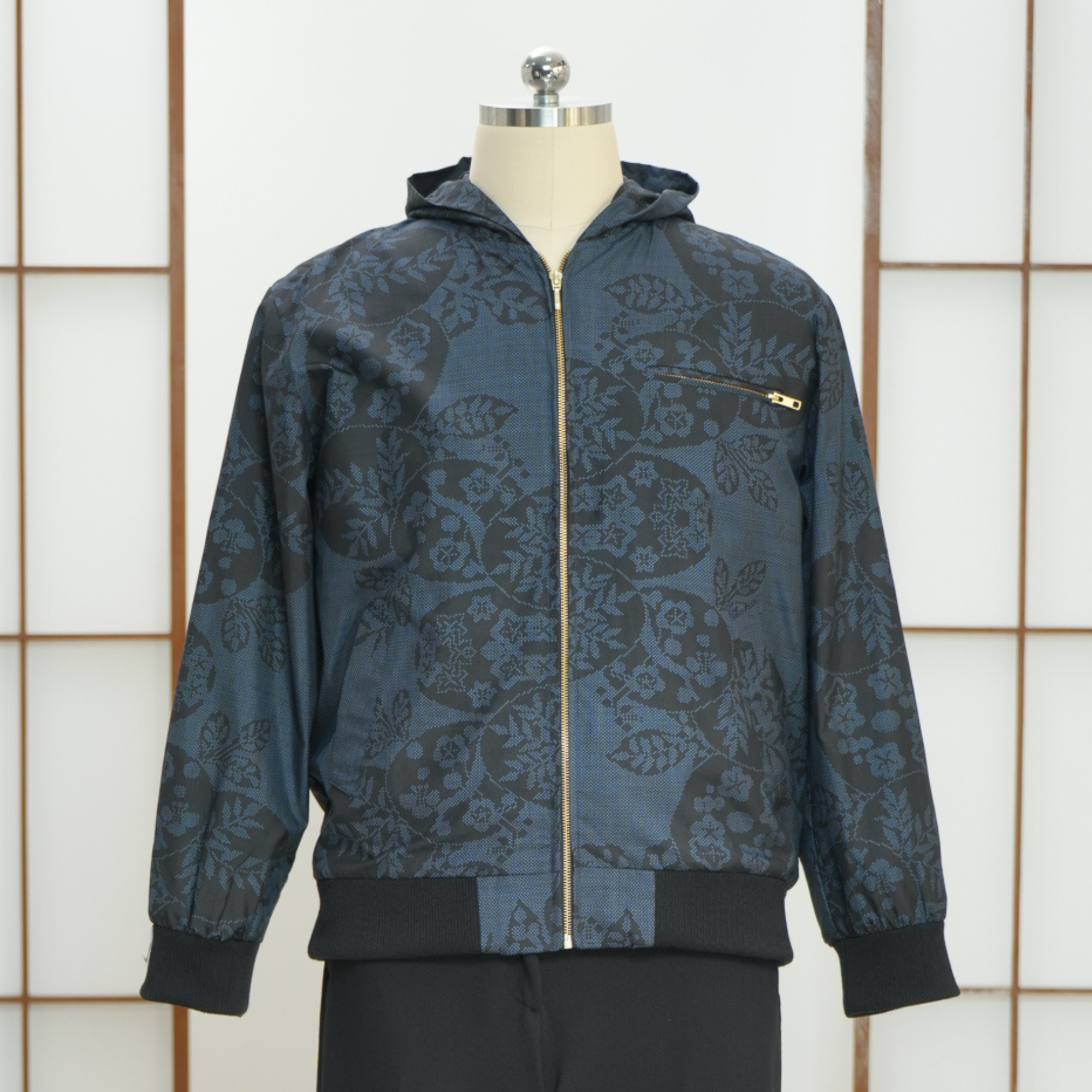 Premium On-hand: Blue Loose Fit Oshima Men's Bomber Jacket | Large | LBJ7860M