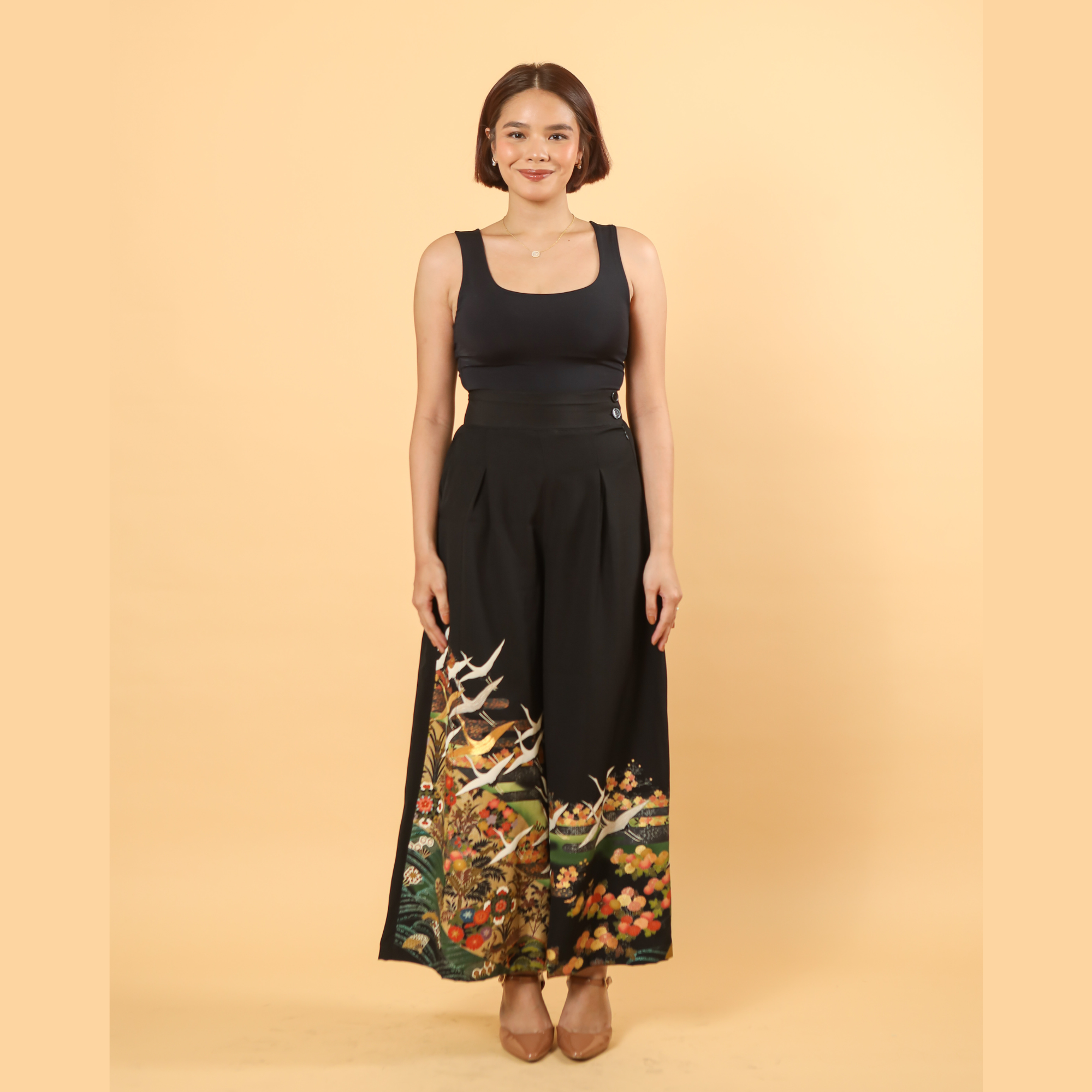 Premium On-hand: Black Palazzo Pants | XLZ | PP5222