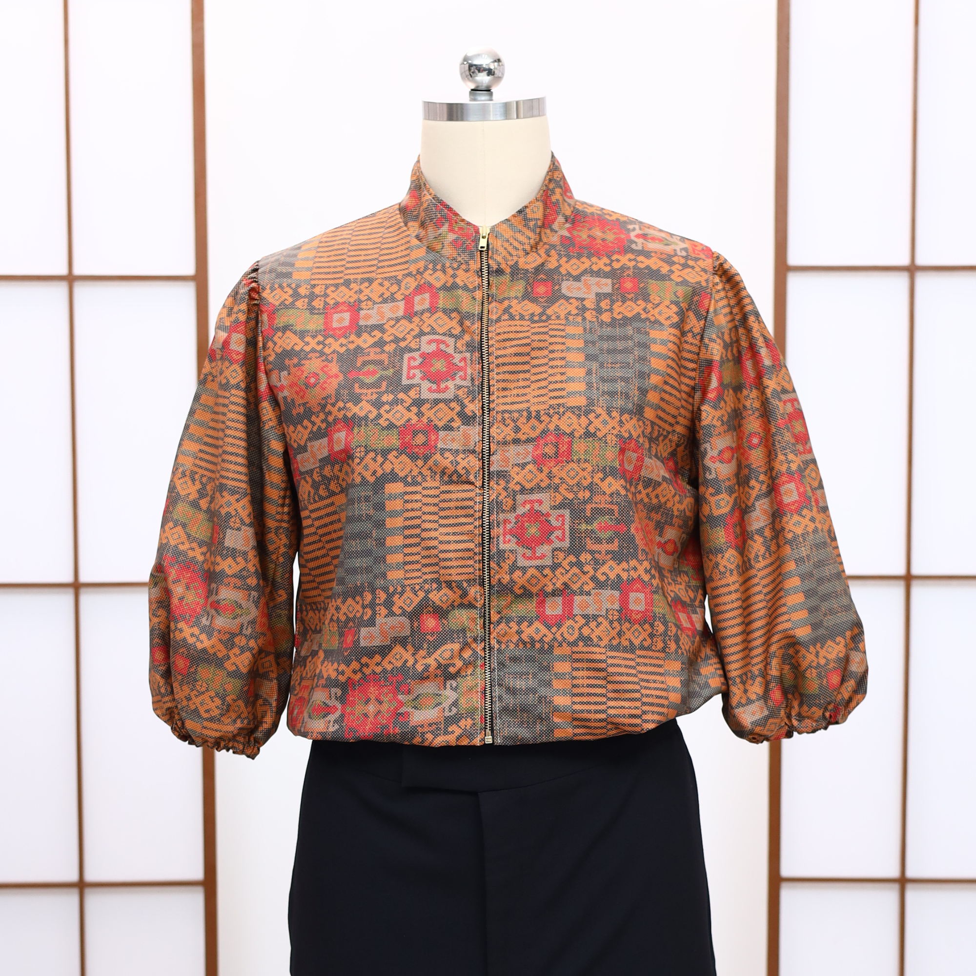 Premium On-hand item: Orange Puffer Jacket | PJ7589 | XLB