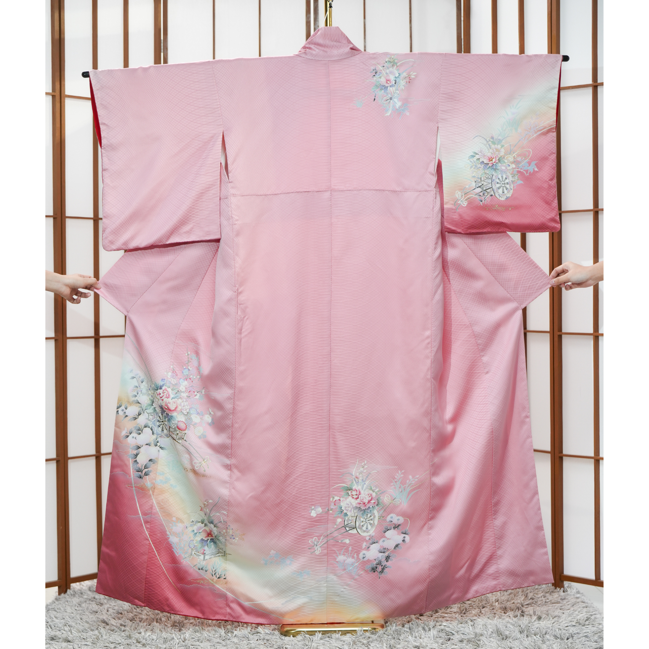Premium Fabric Chiku: 0313-9 Soft pink bloom