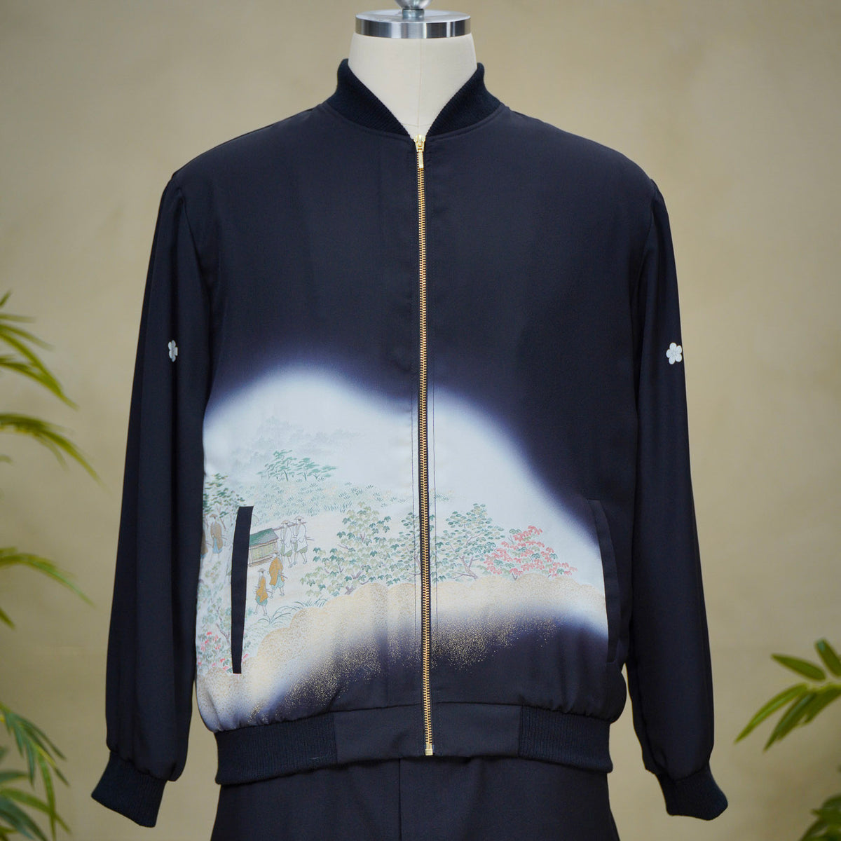Premium On-hand: Black Men's Bomber Jacket | BJ8303Y | XL -SMK