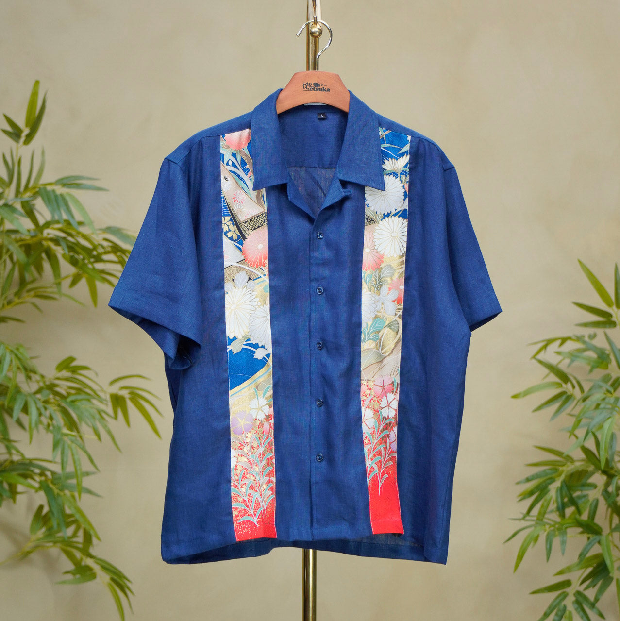 Premium On-hand: Navy Men's Linen Polo | Large | LP8438H