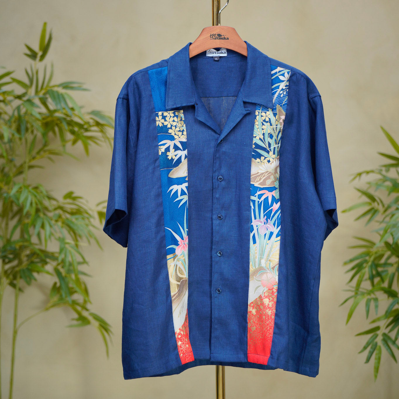 Premium On-hand: Navy Men's Linen Polo | XL | LP8437H