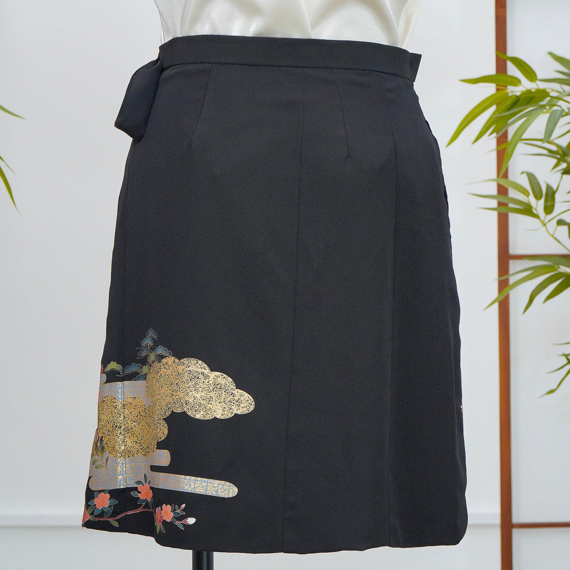 Premium On-hand: Black Summer Wrap Skirt | SWS7108Y | 1T