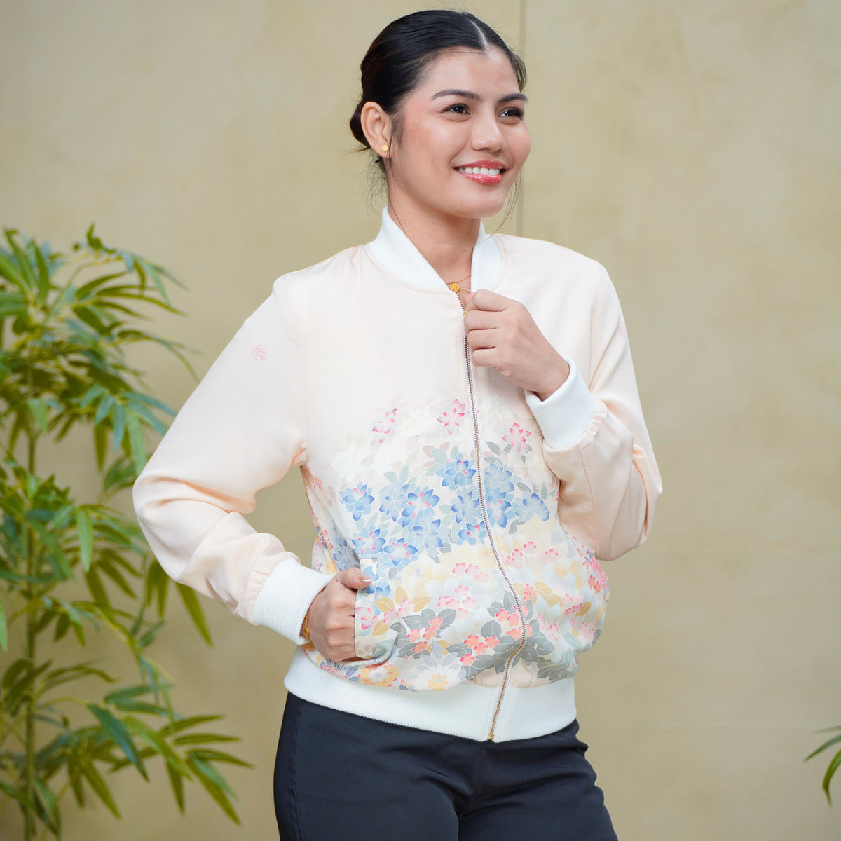 On-hand: Bomber Jacket | BJ8179M SA PINK