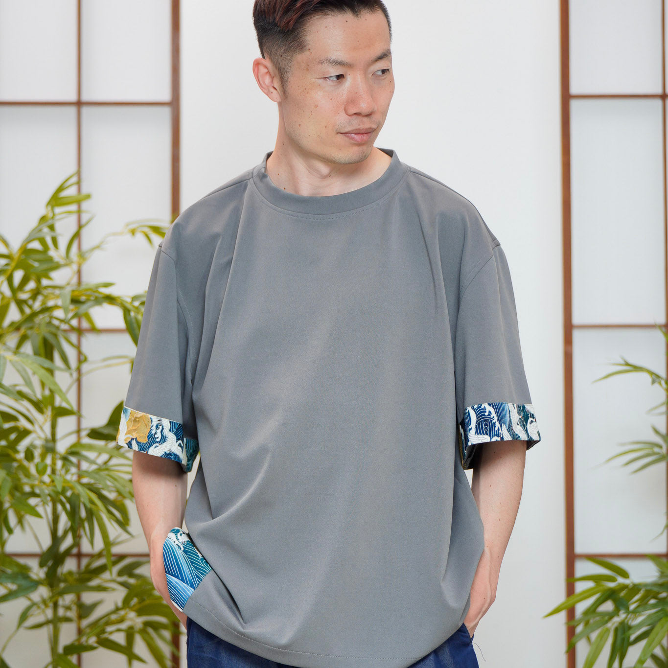 Premium On-hand: Gray Oversized Shirt | L | OS8022H