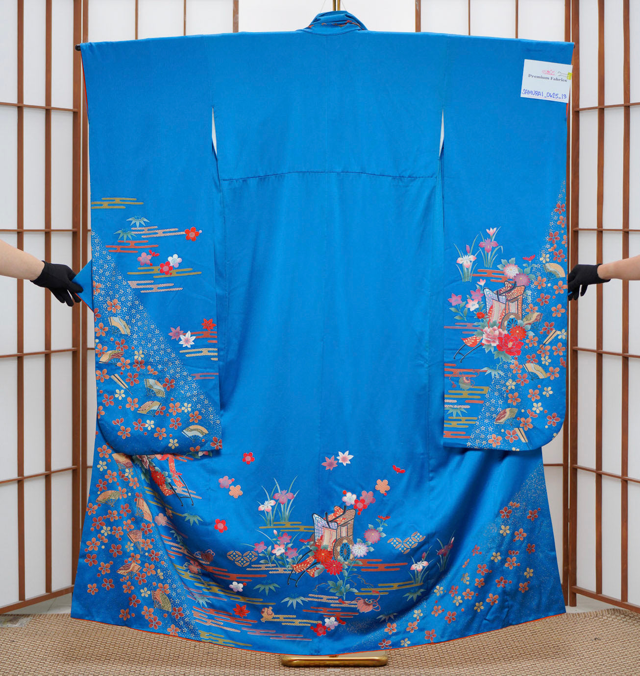 Premium Fabric SHO: Samurai_0625_13 | Patterns of Blue