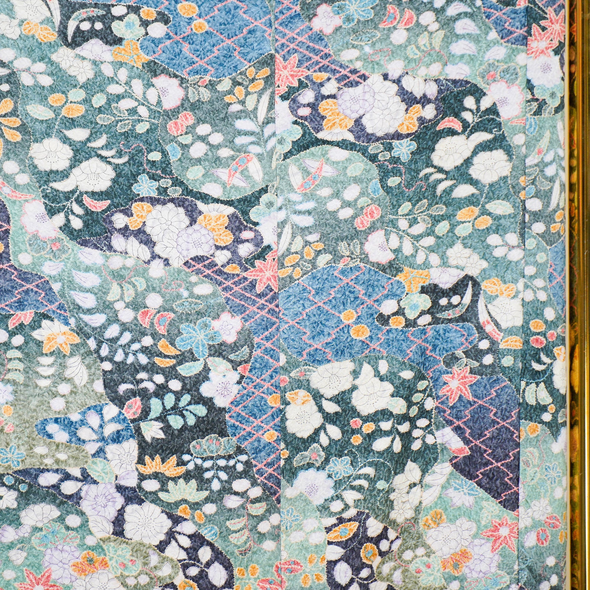 Premium Sho Fabric: 0714_02 | Bloom Splashes