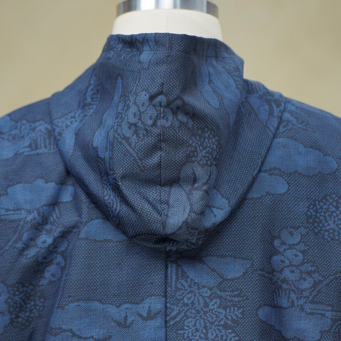 Premium On-hand: Blue Loose Fit Oshima Men's Bomber Jacket | LBJ8269Y | Large