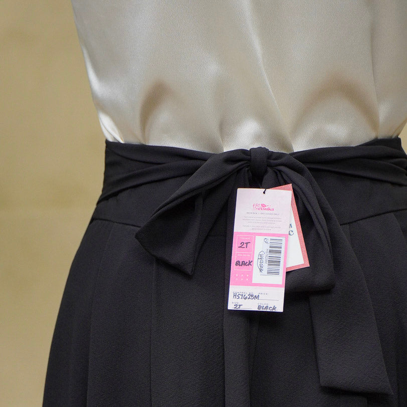 Premium On-hand: Black Hanbok Skirt | HS7625M | 2T
