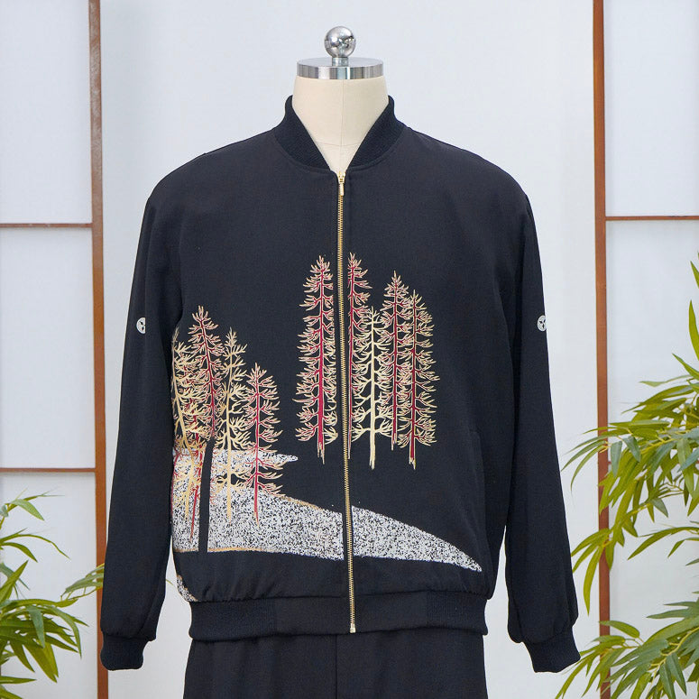 Premium On-hand: Black Men's Bomber Jacket | BJ8122M | 2XL (SO M)
