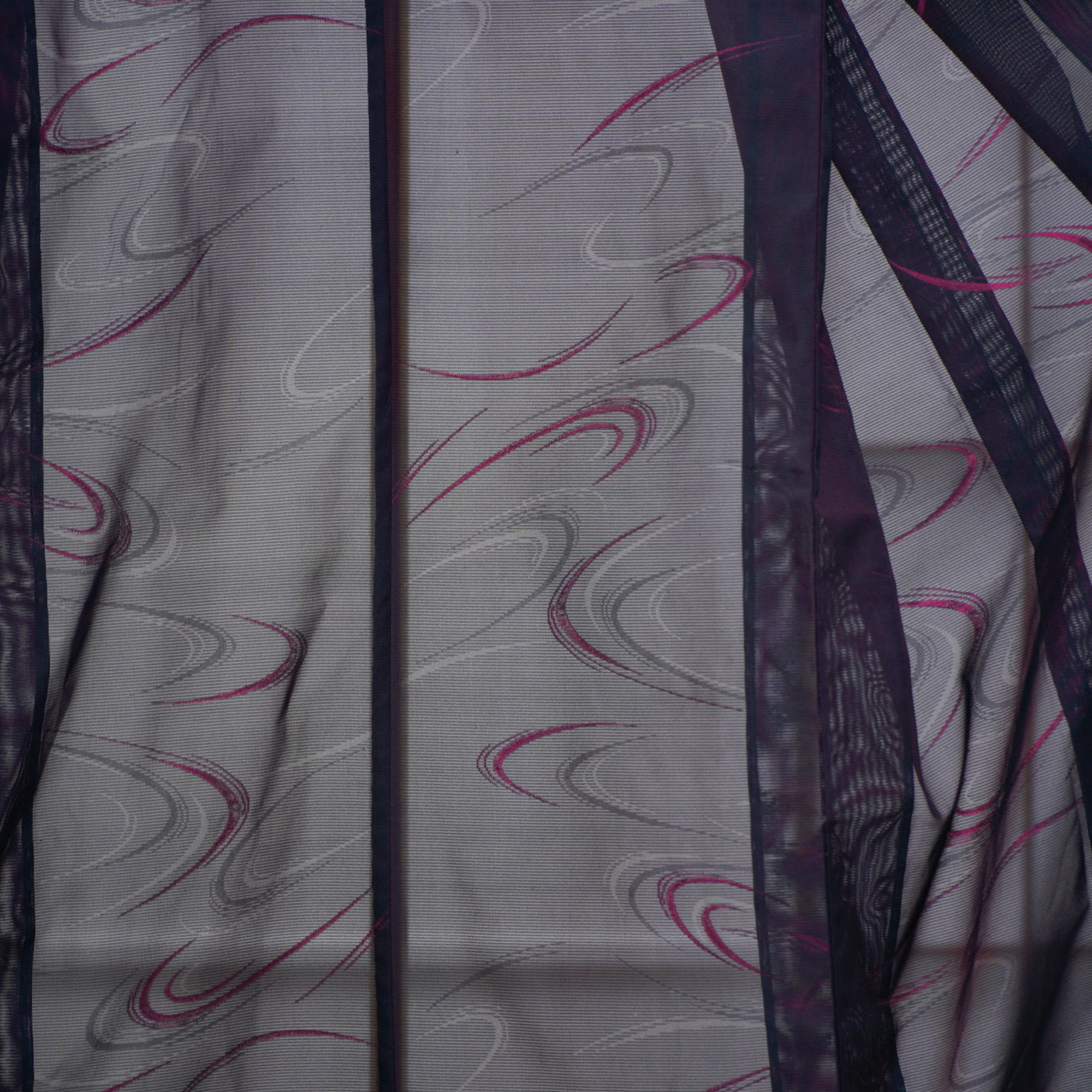 Premium Seethrough Fabric: 0625_66 | Cosmic Swirl
