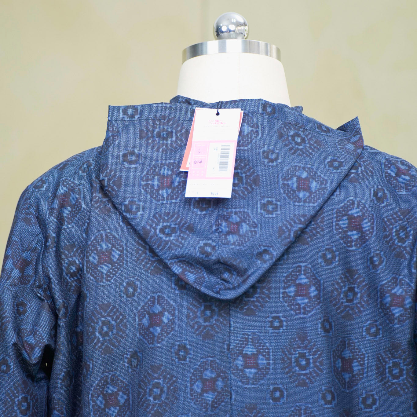 Premium On-hand: Blue Loose Fit Oshima Men's Bomber Jacket | LBJ8341M | Large