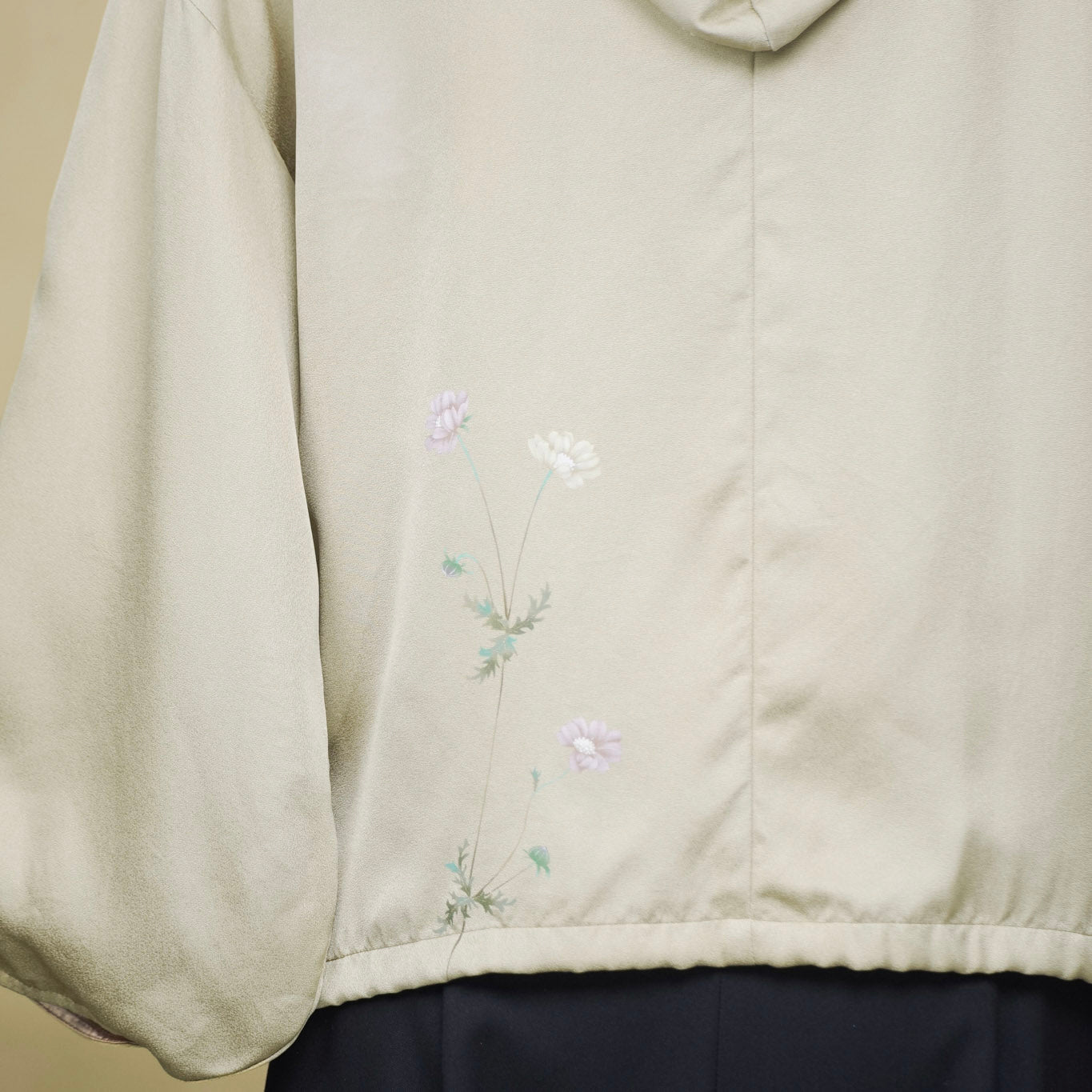 Premium On-hand: Light green Hoodie With Zipper | HWZ8319Y