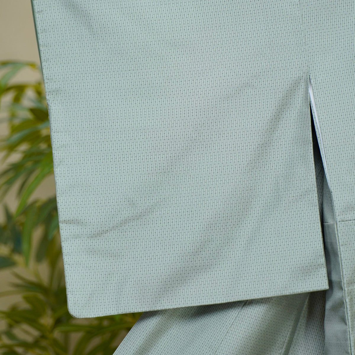 Premium Oshima Fabric: 0818_06 | Gentle Mint