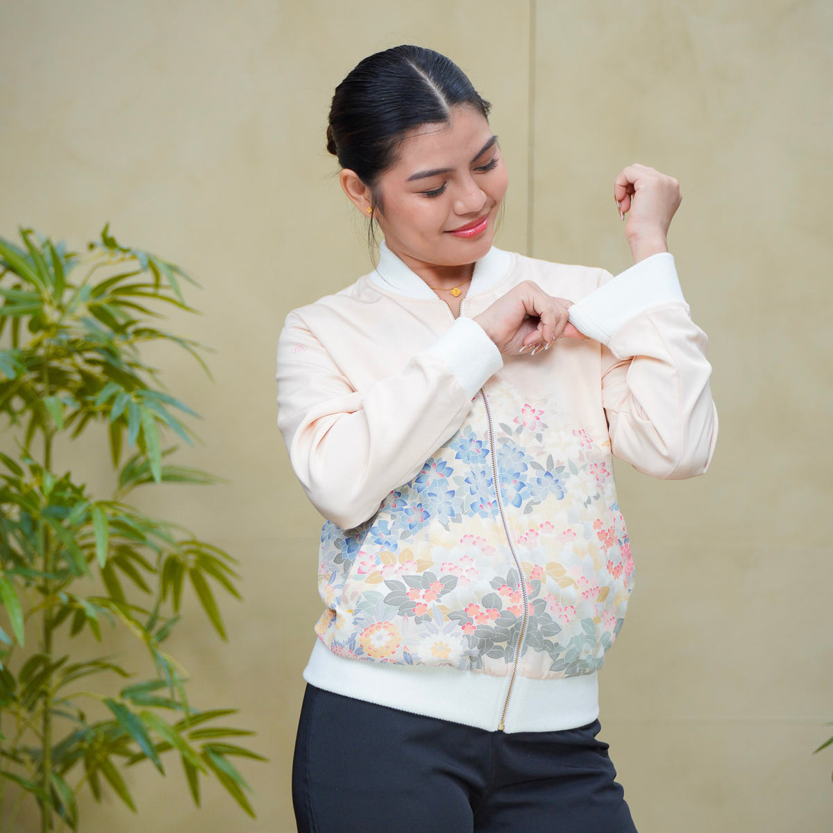 On-hand: Bomber Jacket | BJ8179M SA PINK