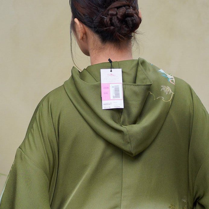 Premium On-hand: Green Hoodie With Zipper | HWZ8265Y (SO M)