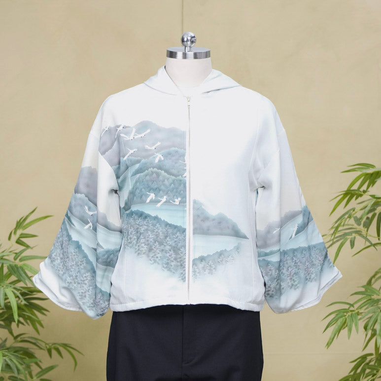 Premium On-hand: Blue Hoodie With Zipper | HWZ8325Y