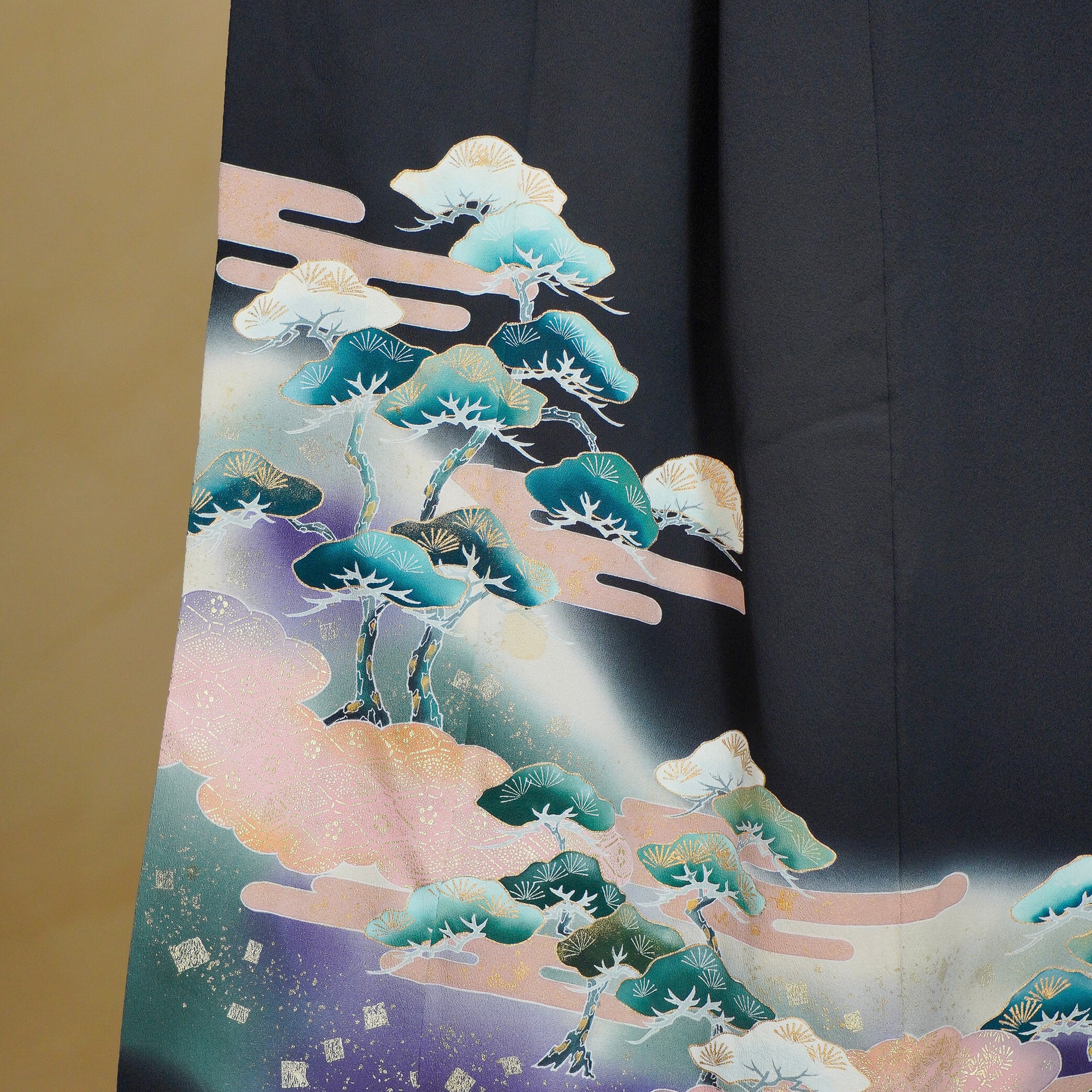 Thank You Fabric: Colorful Forest (0714_45)