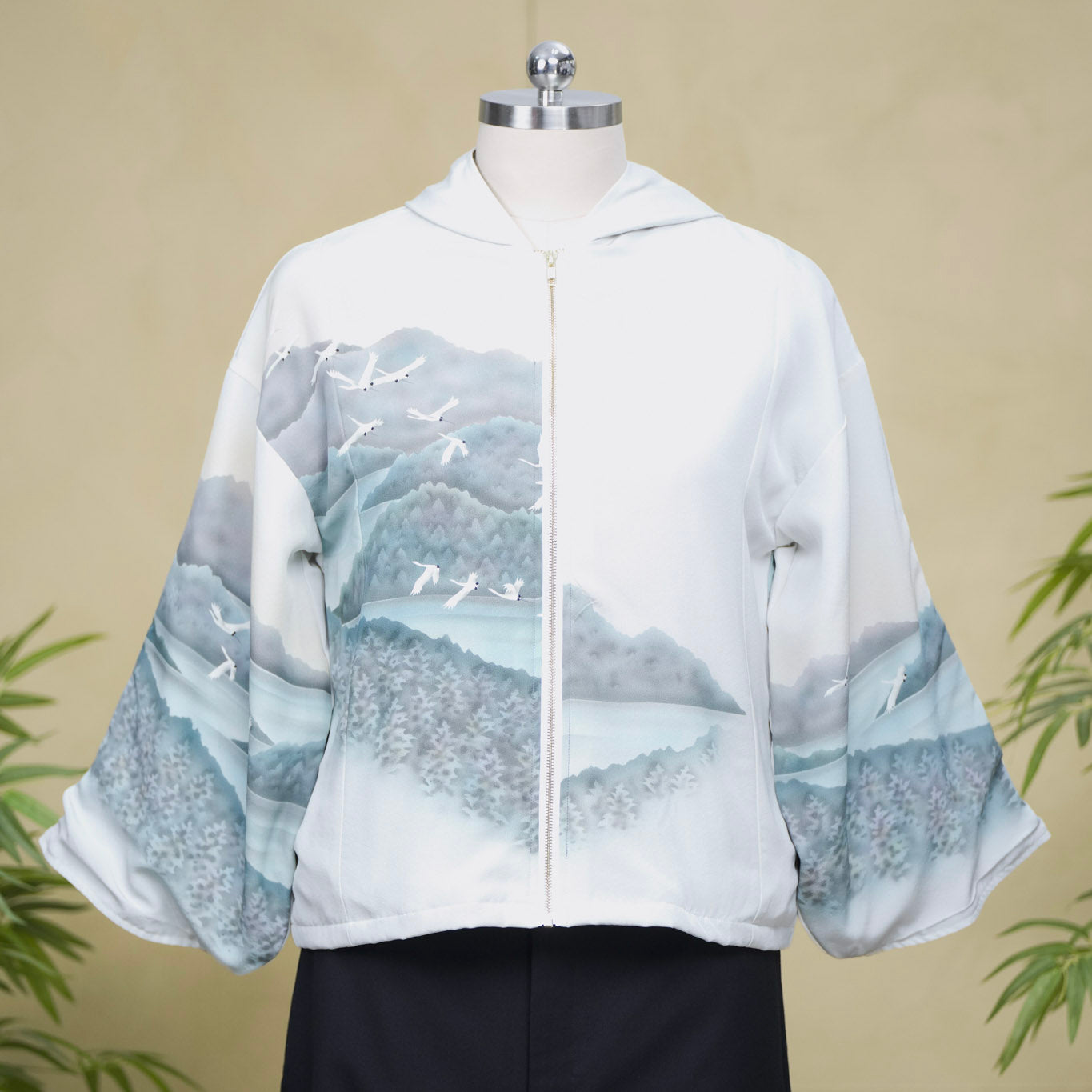 Premium On-hand: Blue Hoodie With Zipper | HWZ8325Y