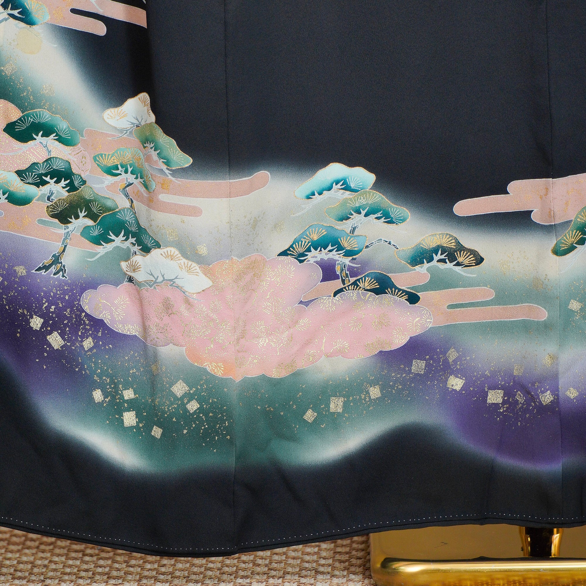 Thank You Fabric: Colorful Forest (0714_45)