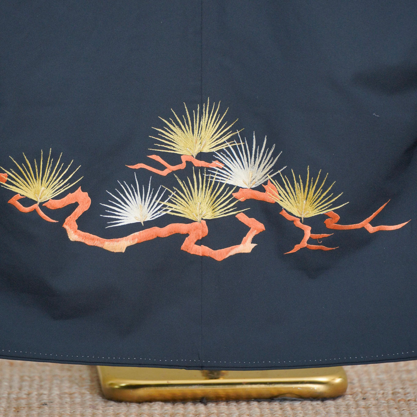 Premium Chiku Fabric: 0801_07 | Everlasting Pair  | Embroidered piece!