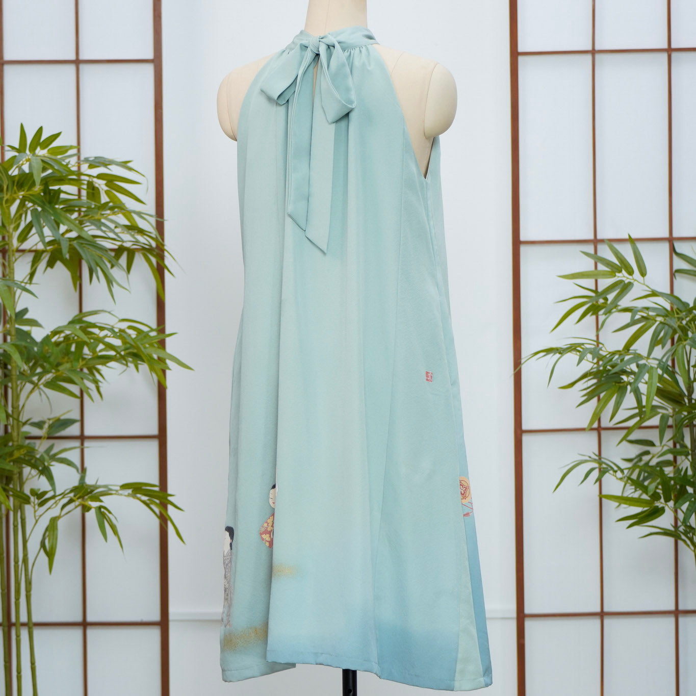GGSB: On-hand: Green Halter Dress | HD3266 | XLA