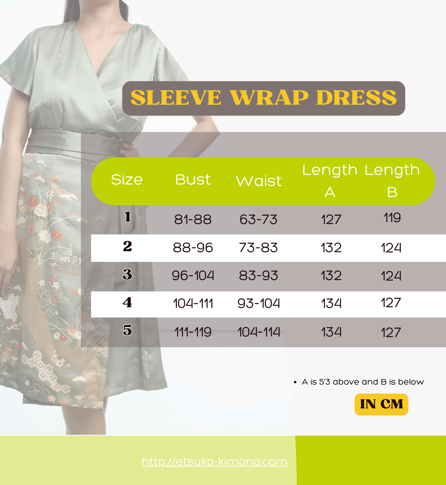 Premium On-hand: Pink Wrap Dress with Sleeves | SWD6810 | 3B