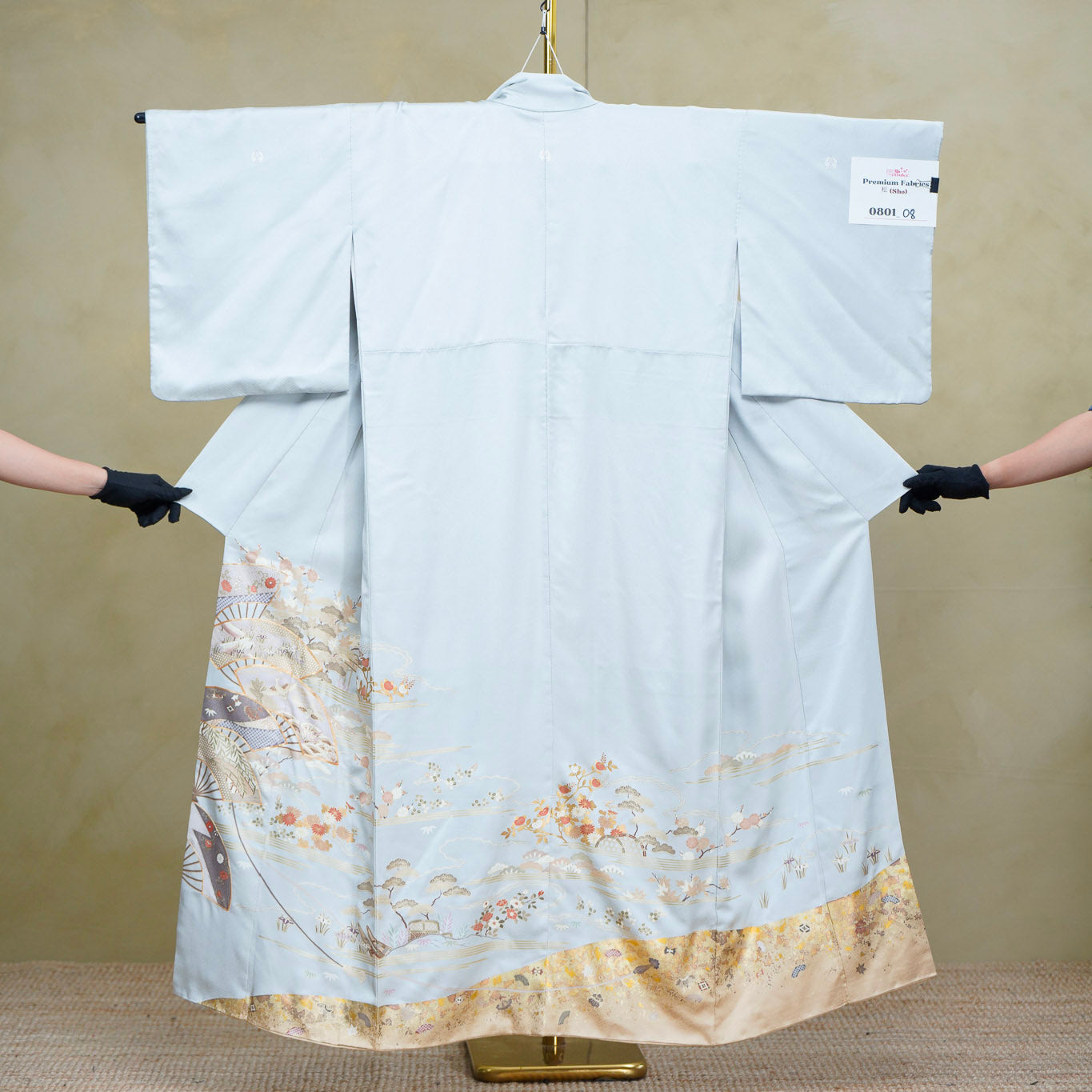 Premium Chiku Fabric: 0801_08 | Folded Elegance