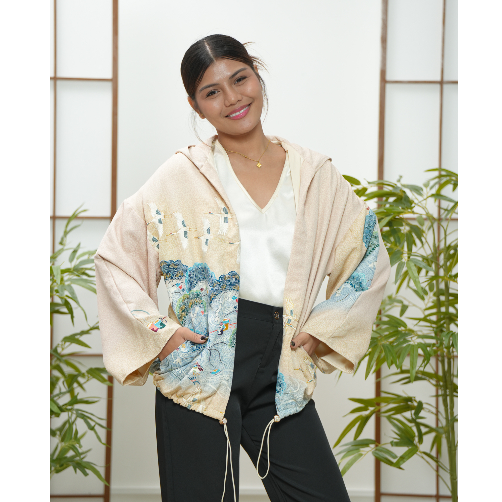 WC 32 Campaign: Cream Hoodie | H7789