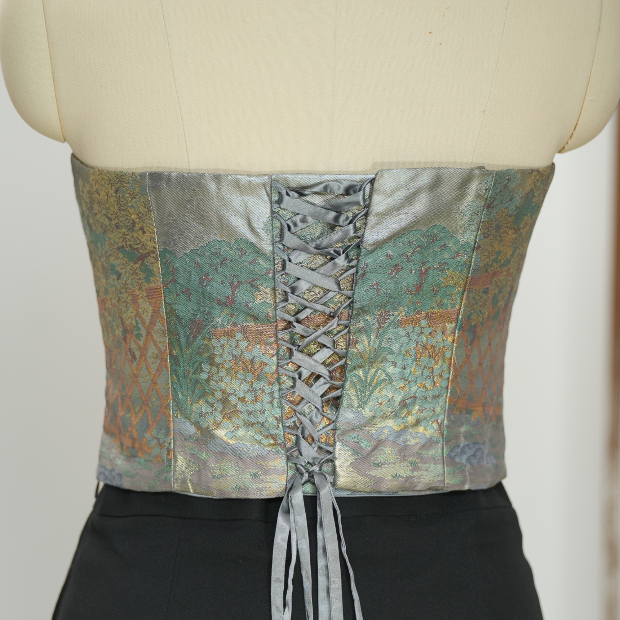 Premium On-hand item: Green Corset | L | C6962