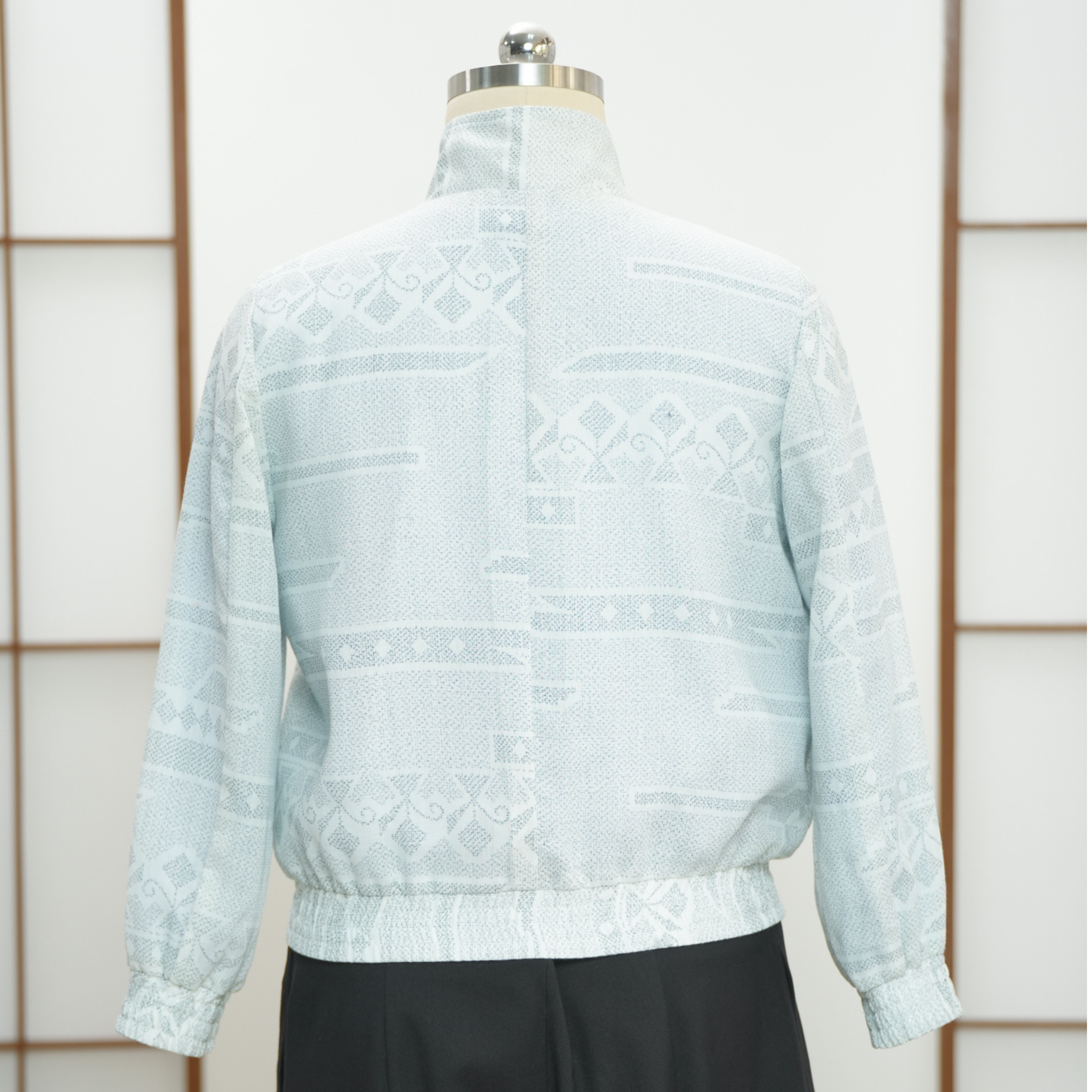 Premium On-hand: White Chinese Knot Jacket | CKJ7574M | LB (Women) - rare white oshima!