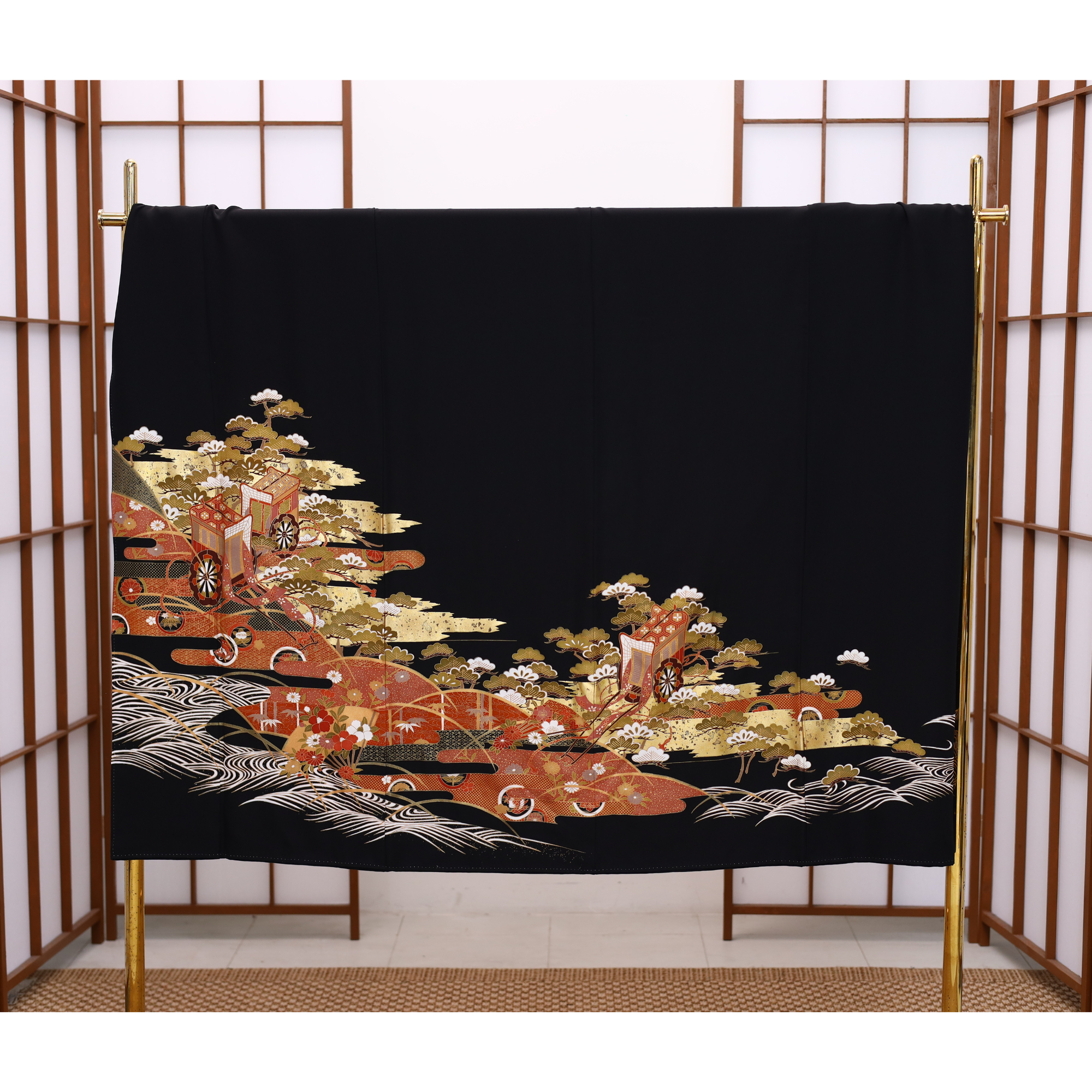 Bai Fabric: 0519_26 | Golden carriage