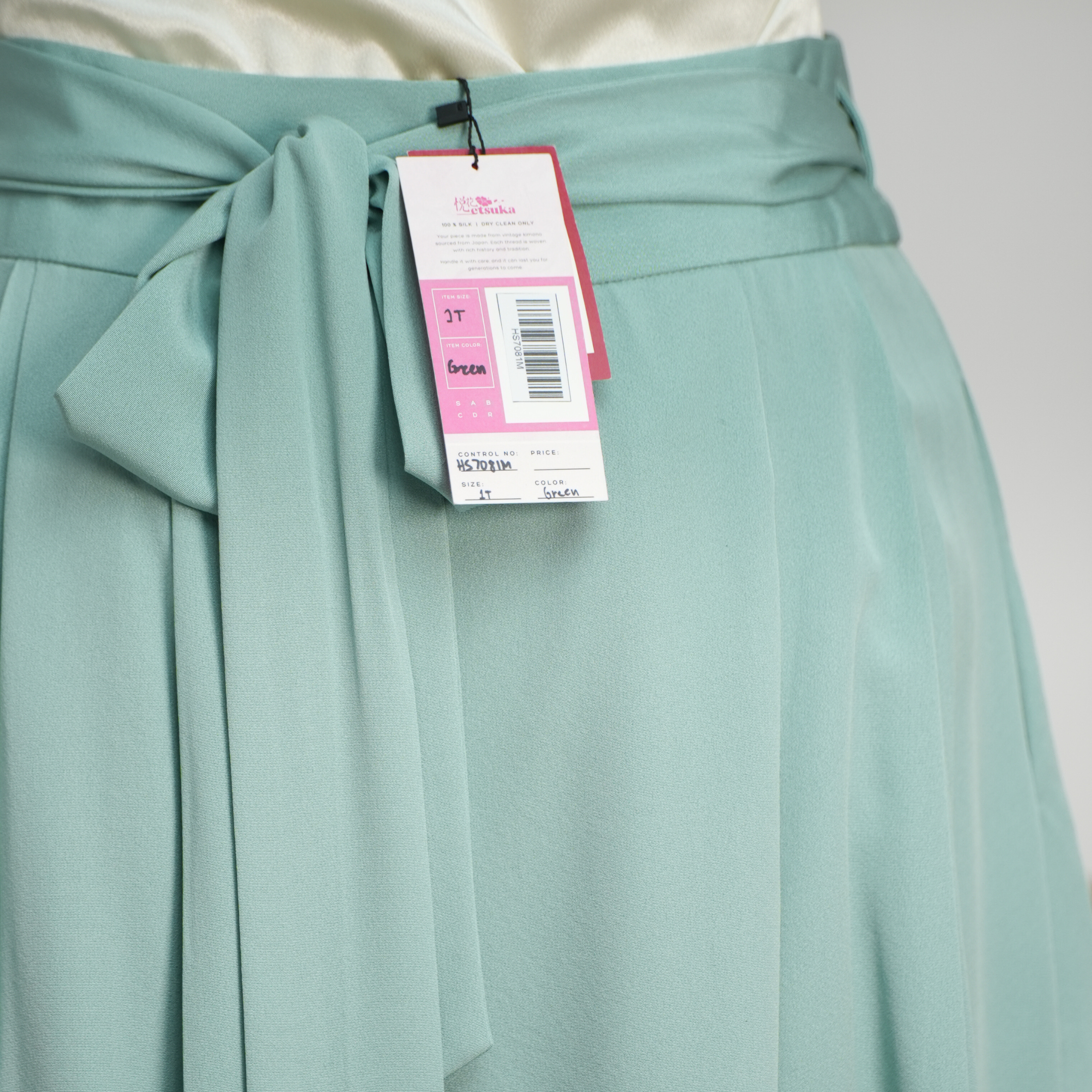 Premium On-hand: Hanbok skirt | Refreshing mint  HS7081M 1T