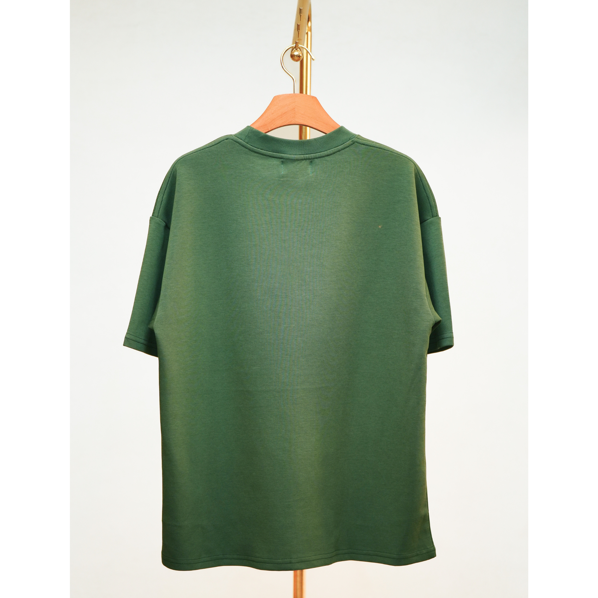 Premium On-hand: Green Men’s patchwork shirt | S | TS7275A