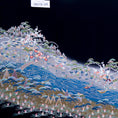 Load image into Gallery viewer, Summer Collection Fabric: July31-09 | Blue sand black shades (Yuzen!)
