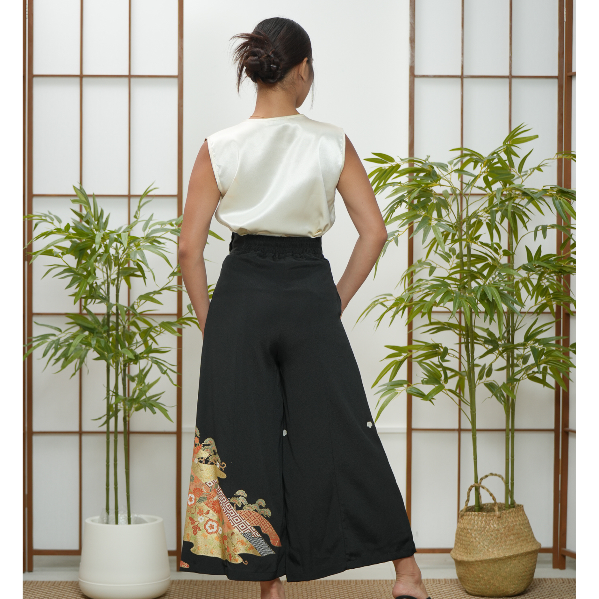 Premium On-hand: Black Palazzo Pants | SB | PP6011