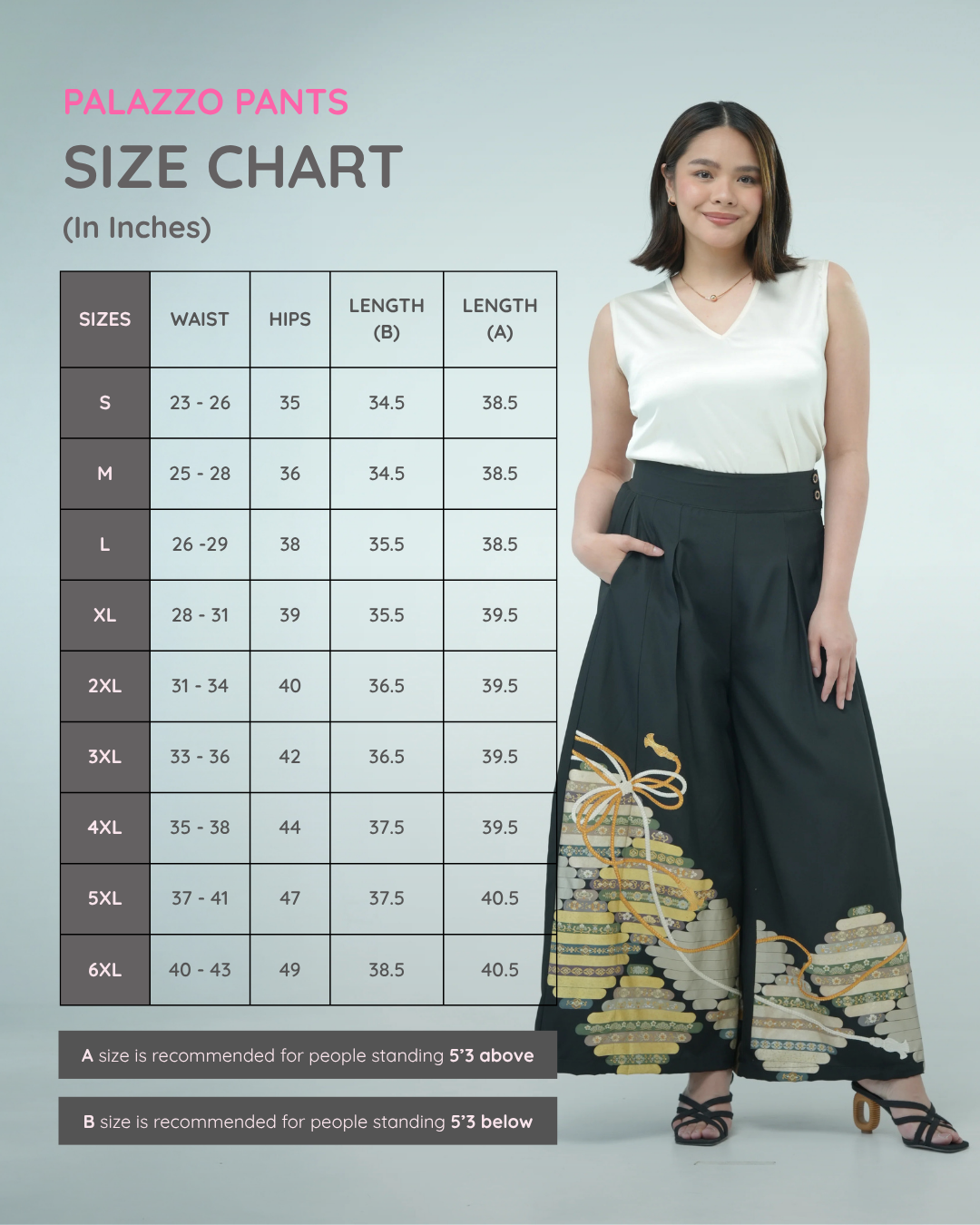 Premium On-hand: Palazzo Pants | 6XLZ | PP5219