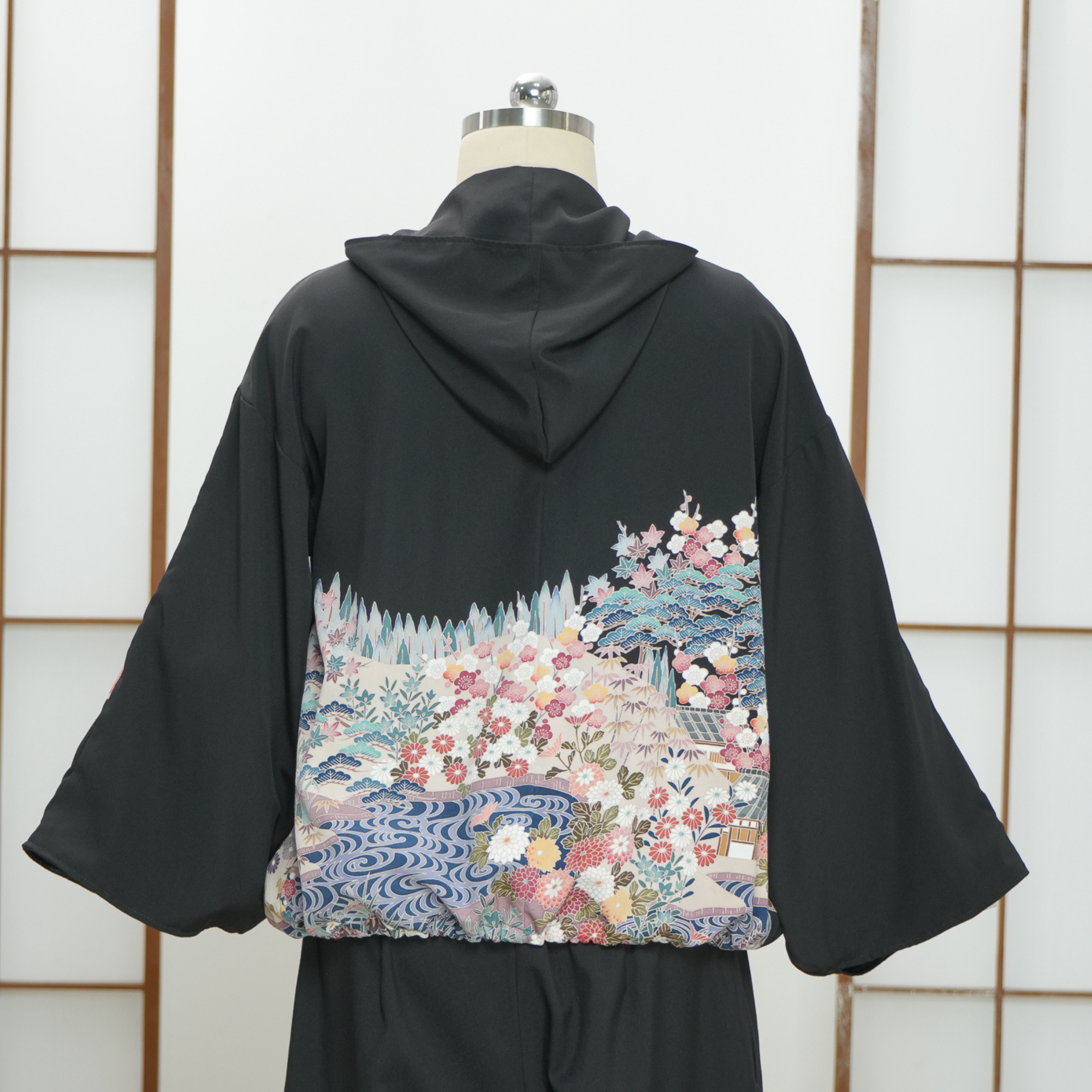 Premium On-hand: Black Hoodie | H7795 - yuzen!