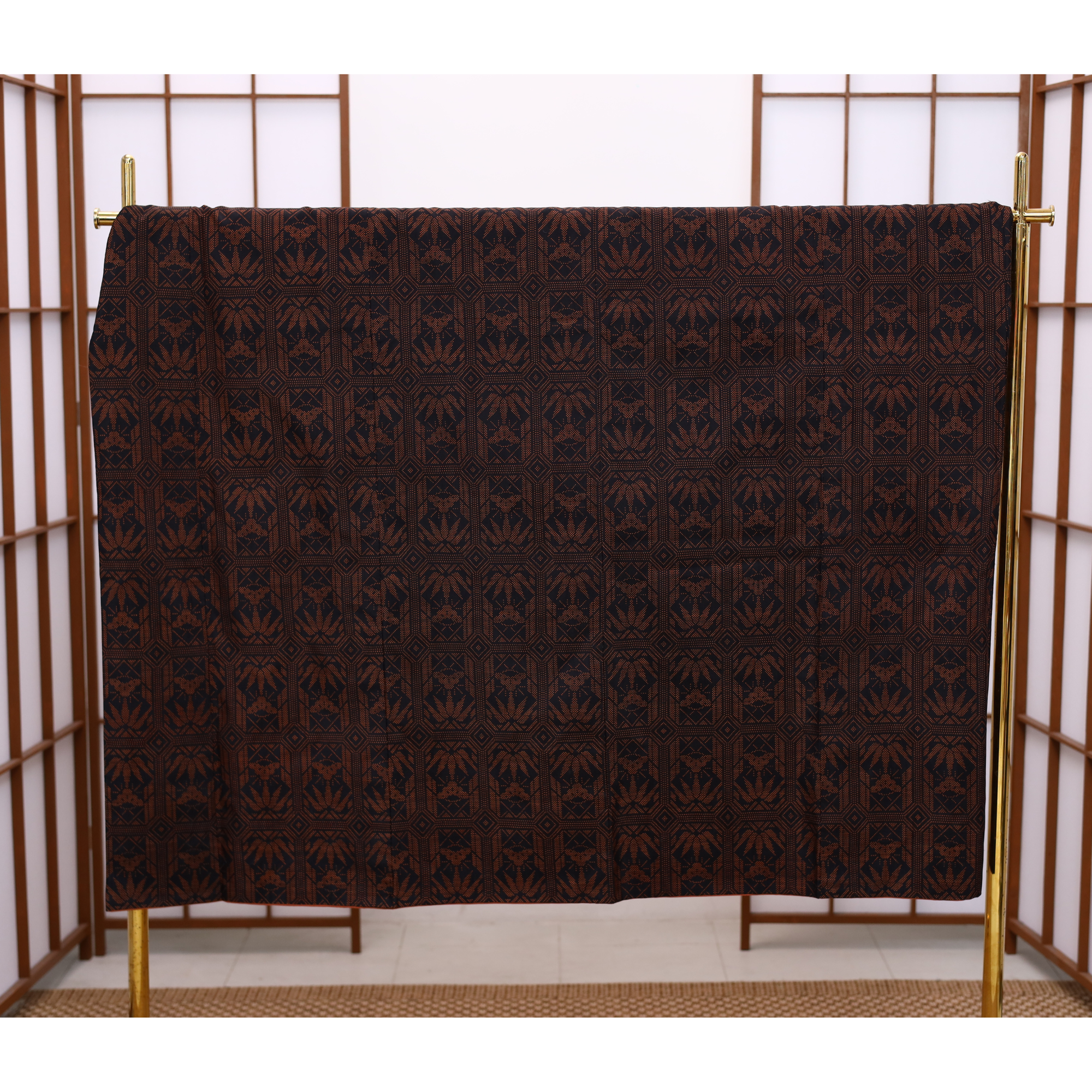 [certificate] Premium Oshima Fabric: 0519_04 | Twilight Leaf