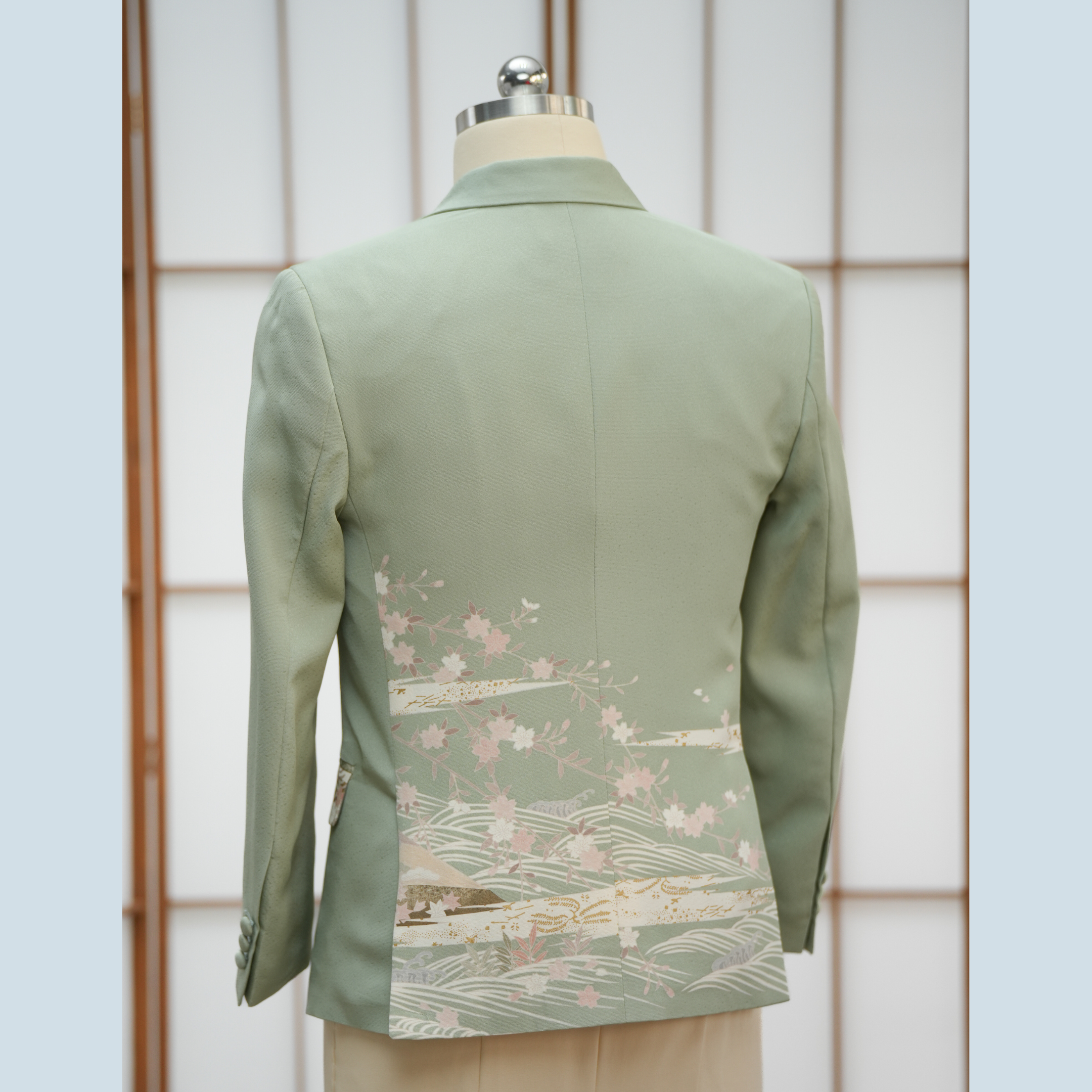 Premium On-hand item: Men's Suit Green | L | MS7071H