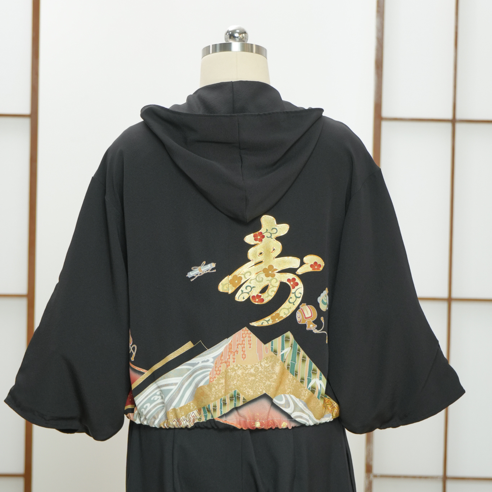 Premium On-hand item: Black Kodomo Hoodie | HK7629Y - unique!