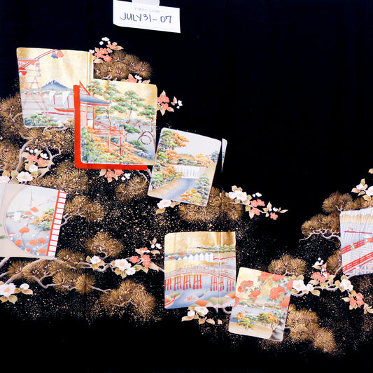 Summer Collection Fabric: July31-07 (looks like paintings! + gold elements)