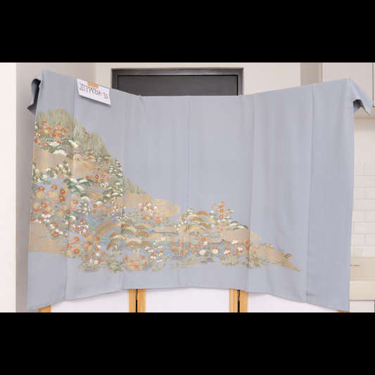 Premium Fabric: 0217PREM-10 | Ash grey blue