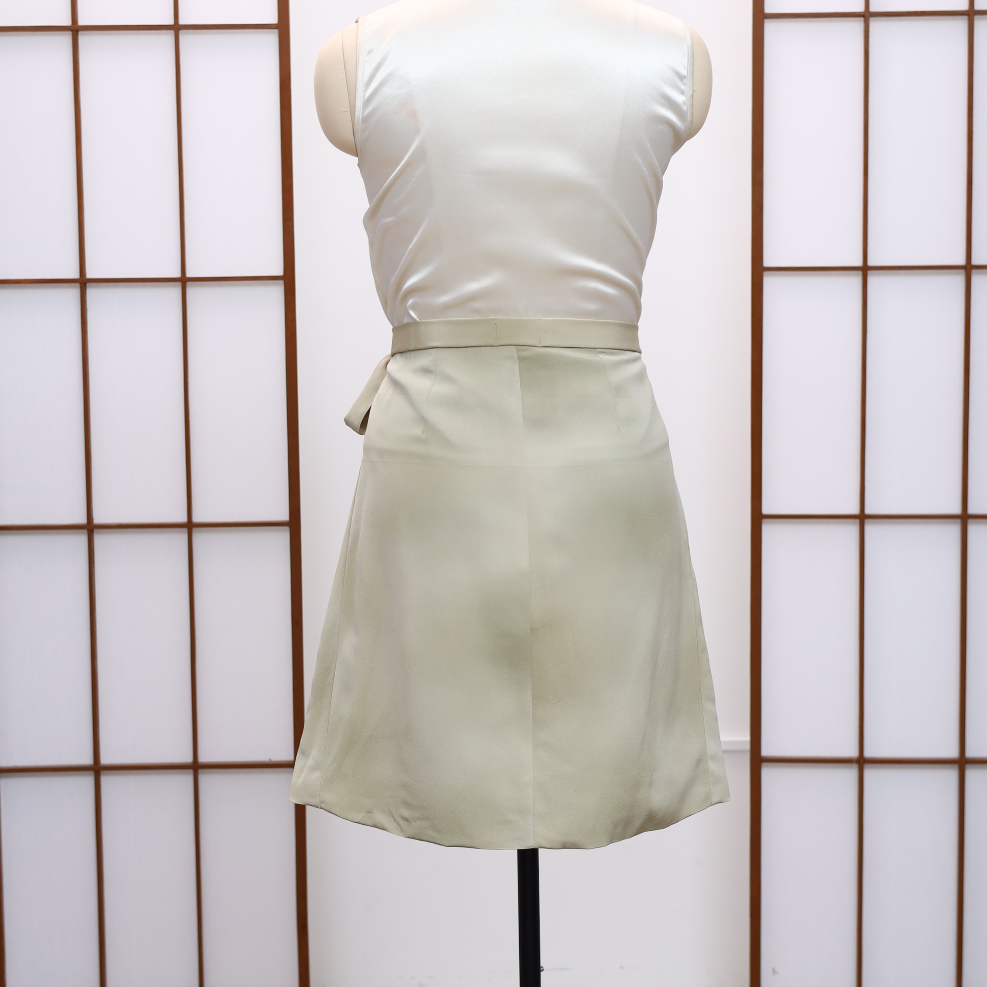On-hand: Green Summer Wrap Skirt  | SWS7118Y | 2T