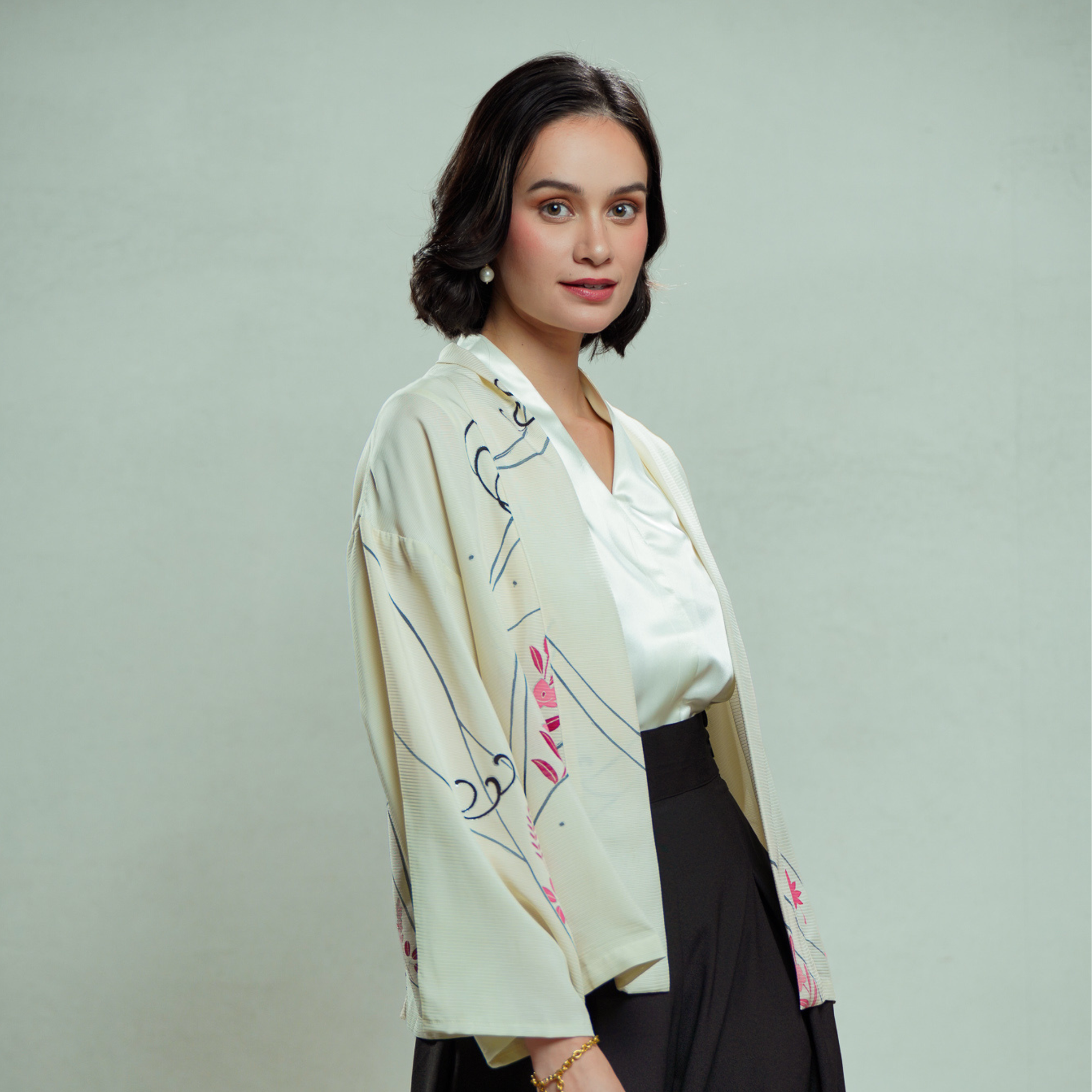 Premium On-hand item: White See through Blazer