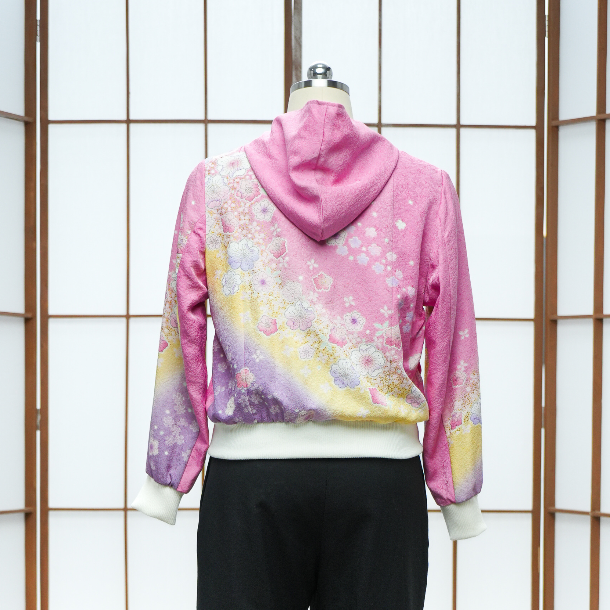 Premium On-hand: Pink Bomber Jacket with Hoodie | LB | BJH7305