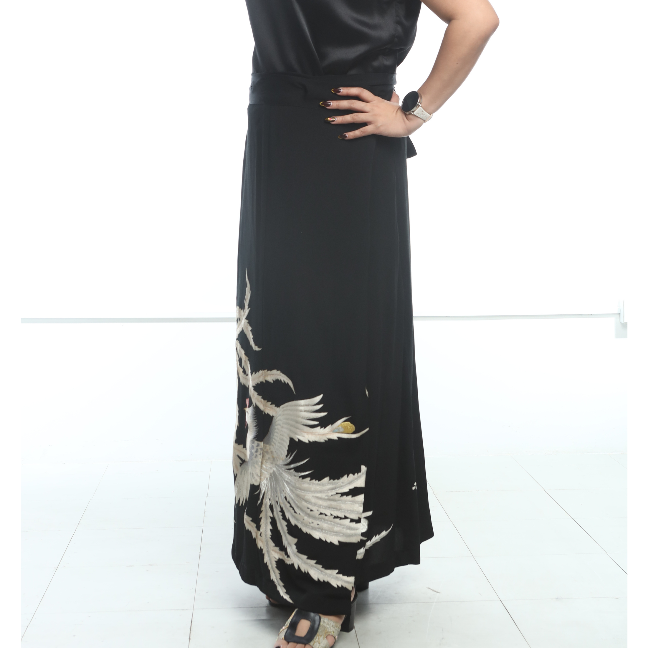 On-hand: Wrap Skirt | 2T Black WS5371