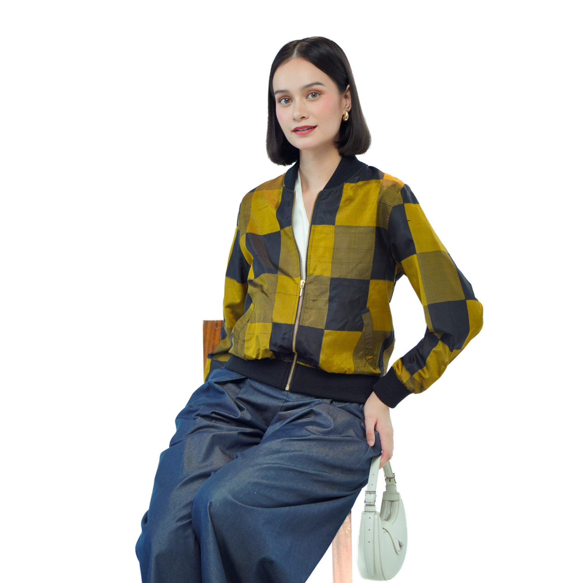 Premium On-hand: Yellow Oshima Bomber Jacket