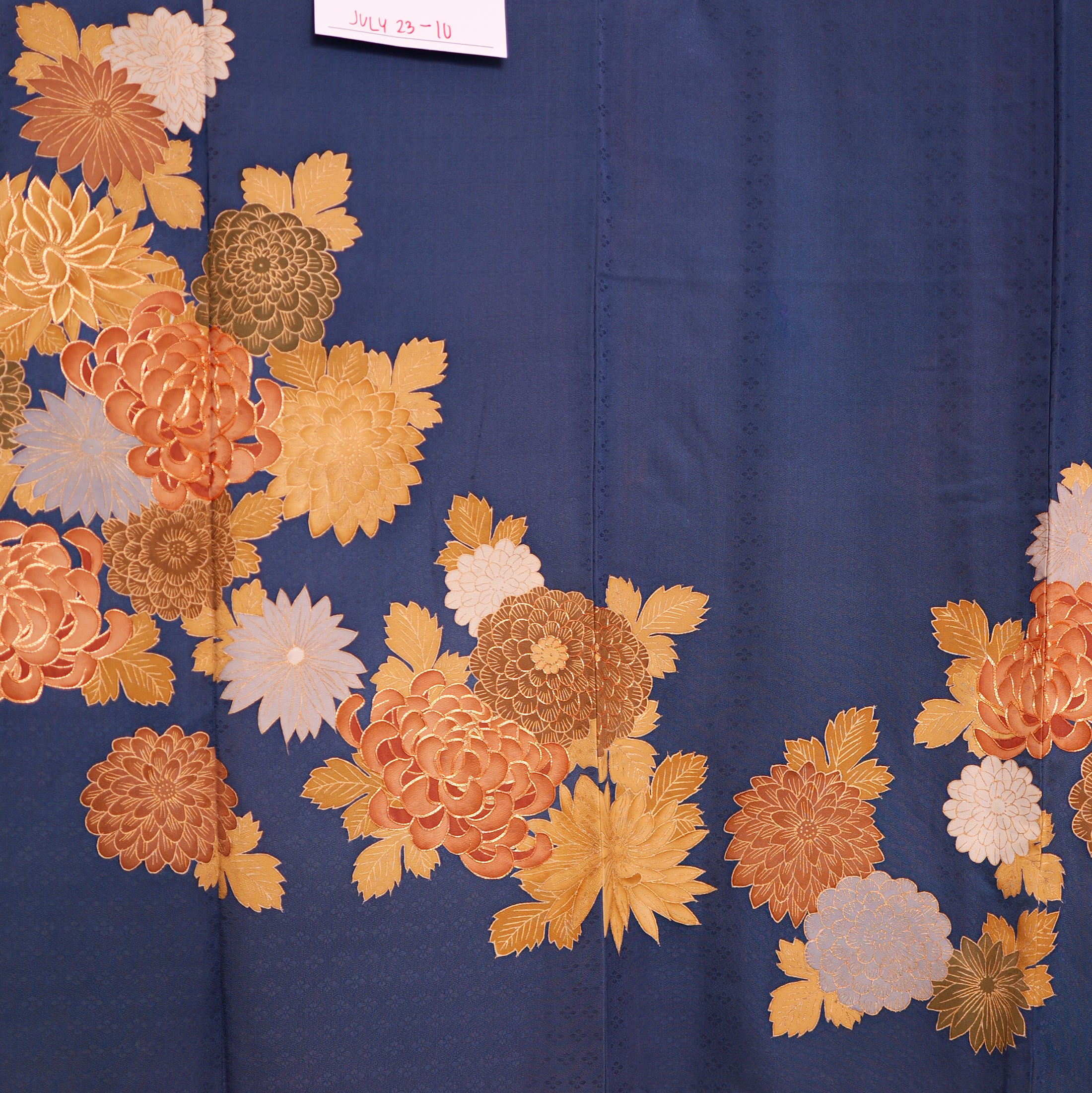 Summer Collection: July23-10 (Navy Blue and Golden Flowers!)